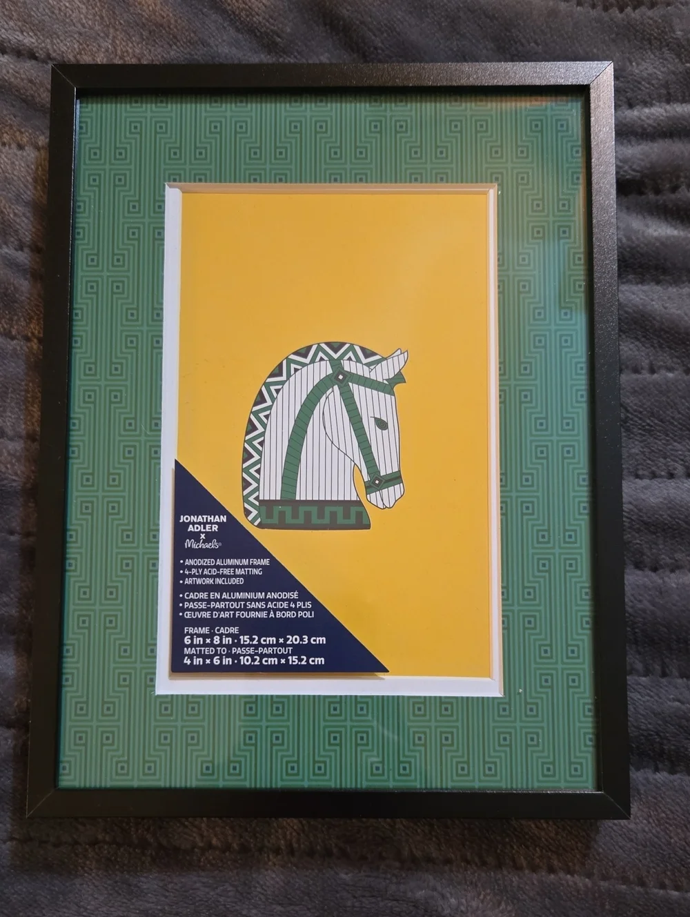 Jonathan Adler Black Picture Frame And Wall Art